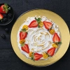 Podkład pod tort 28 cm gruby złoty podkładka pod tort trwały sztywny